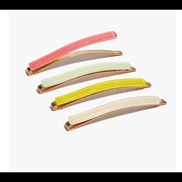 Madewell Four Pack Rainbow Barrettes - Picture 6 of 6